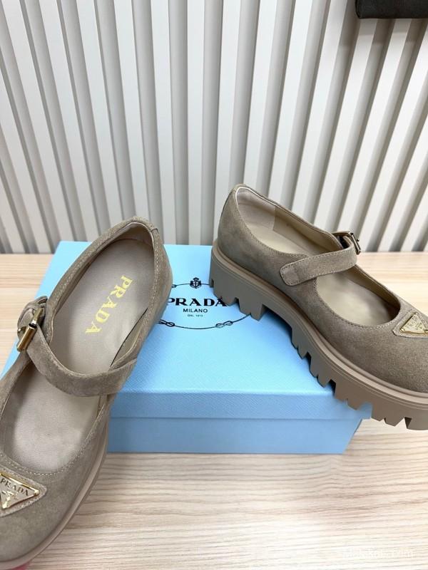 Prada 2025 SS Platform Mary Jane Shoes - LY00300