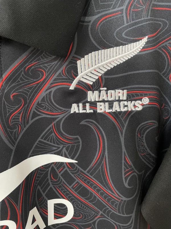 2026 Māori All Blacks Black with Māori Tiki Carving Jersey