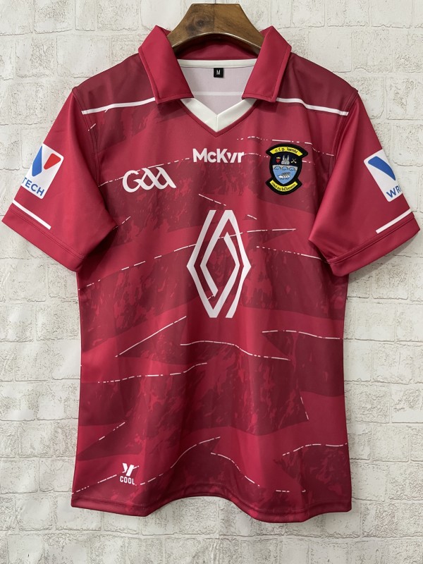 25/26 Westmeath GAA Maroon with Contour Lines Pattern Jersey
