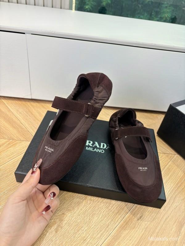 Prada 2025 SS Metal Toe Thin Sole Training Shoes Casual Footwear - LY00260
