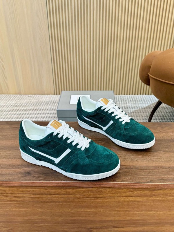 Tom Ford 2025 SS Casual Shoes with Classic Color Blocking and Imported Leather Insole - AS00350