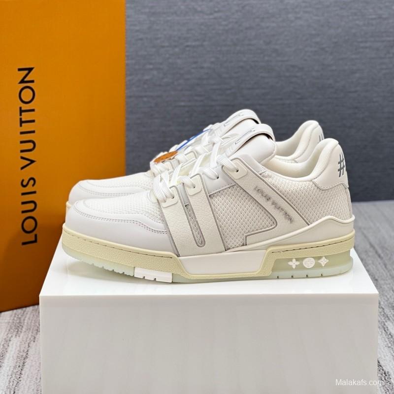 Louis Vuitton Trainer Sneaker Low Casual Sports Culture Versatile Basketball Shoes - LY00400