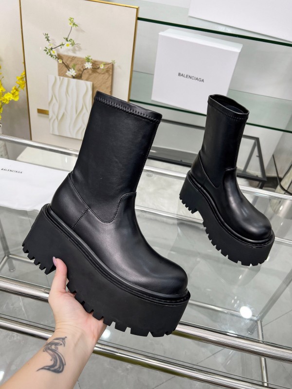 Balenciaga 2025/SS Autumn Winter Platform Ankle Boots Heavy Craftsmanship - LY00350