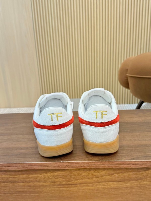 TOM FORD 2025 SS Casual Shoes with Classic Color Blocking and Imported Leather Insole - AS00350
