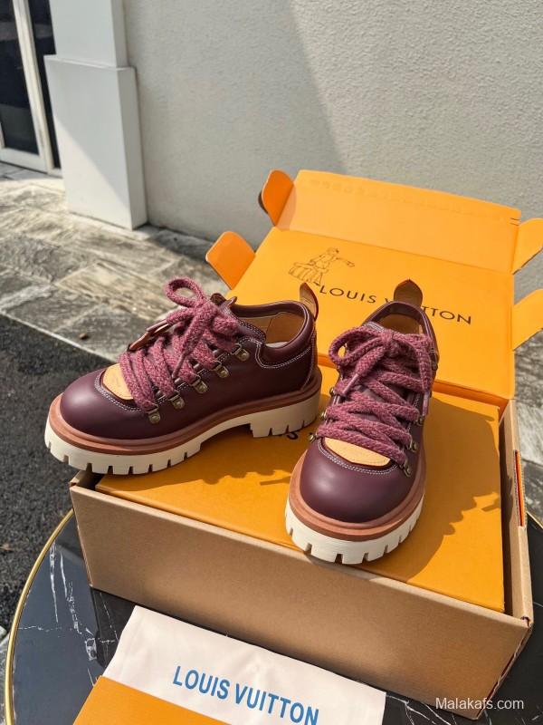 Louis Vuitton Remix Lace-Up Derby Hiking Shoes - LY00340