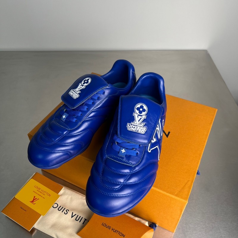 Louis Vuitton Footprint Soccer Sneakers Unisex Sport Shoes - Footprint Soccer