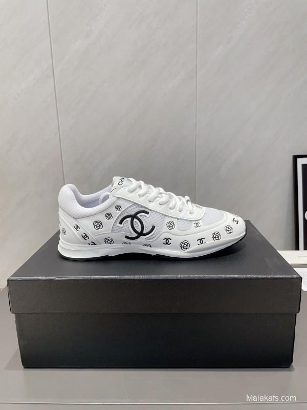 Chanel Silver Horn King II Casual Series Sports Shoes - KFY00330
