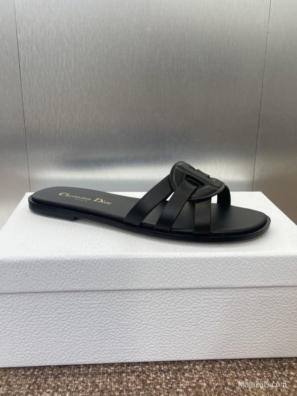 Dior D-Club Jelly Color Hollow Layered Cross-Strap Women Sandals - KFY00280
