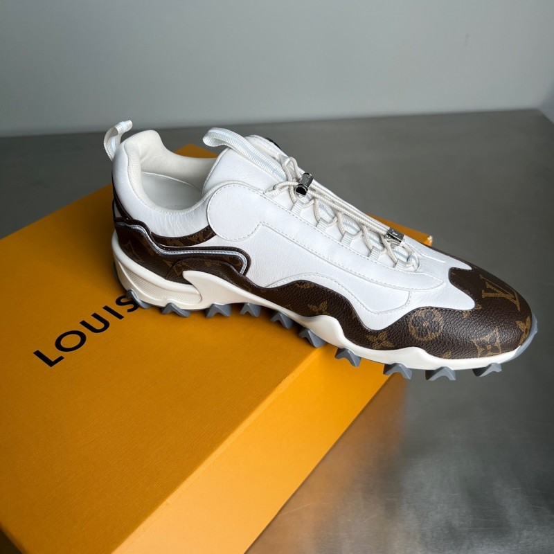 Louis Vuitton LV Circle Low-Top Casual Shoes with Anti-Slip Metal Accessories - YC