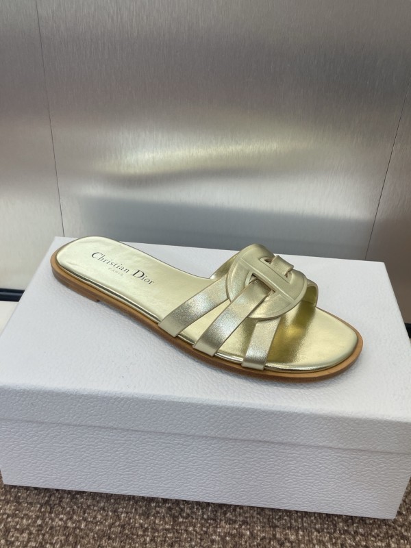 Dior D-Club Jelly Color Hollow Layered Cross-Strap Women Sandals - KFY00280