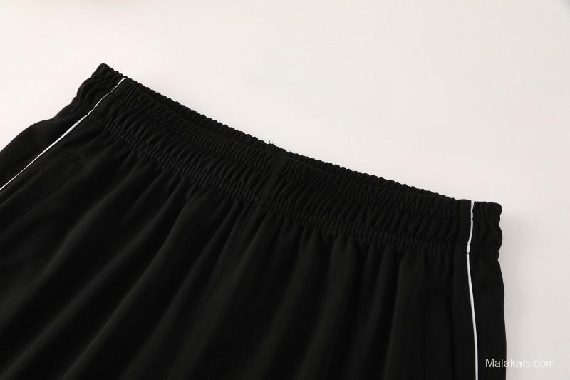 25/26  Adidas Light Grey Full zipper Jacket Tracksuit+ long pants