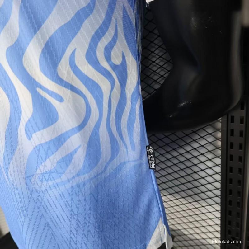 Player Version 2026 DR Congo Home Sky Blue Flame Jersey