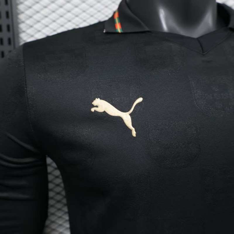 Player Version 2026 Portugal Goalkeeper Dark Grey Long Sleeve Jersey