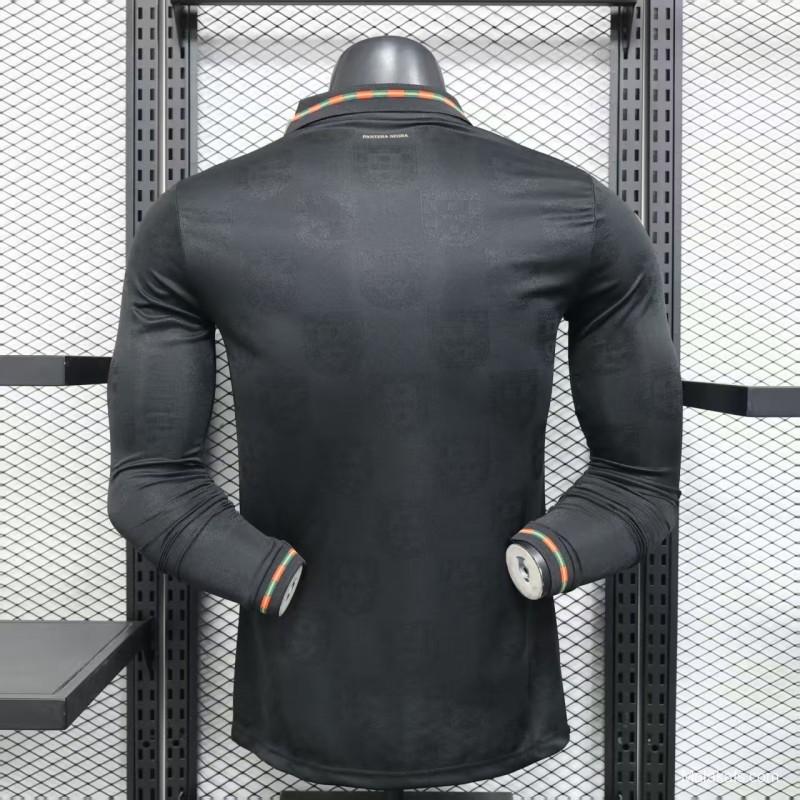 Player Version 2026 Portugal Goalkeeper Dark Grey Long Sleeve Jersey