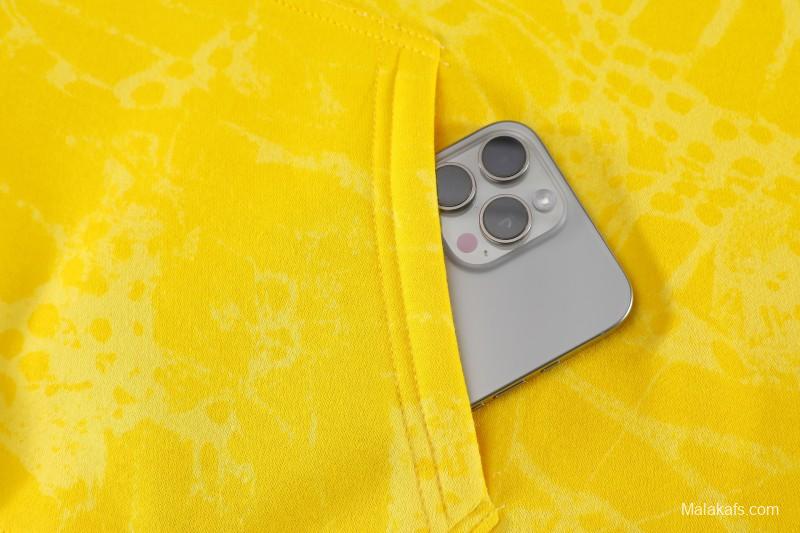 25/26 Colombia Yellow Embroidered Logo Hoodie