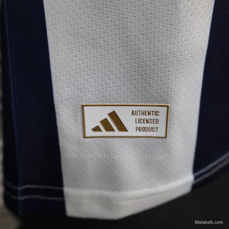 Player Version 2027 Scotland Away White/Navy Vertical Stripes Jersey
