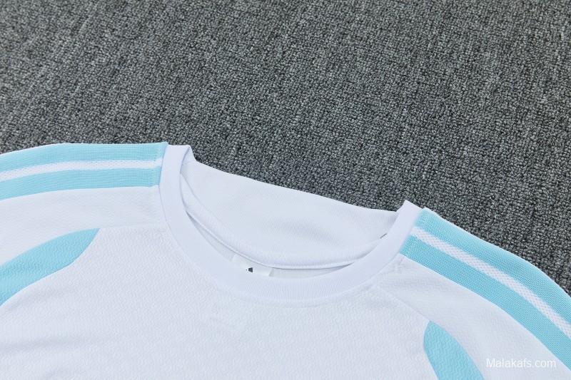 26/27 Argentina White Short Sleeve+Soccer Shorts