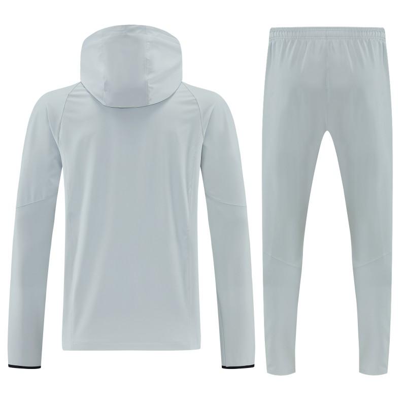 26/27 Algeria Full Zipper Hooded Jacket Tracksuit + Long Pants