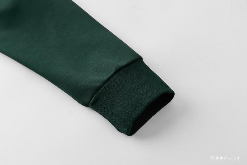 2026 Adidas Navy Green  Full Zipper Jacket + Long Pants