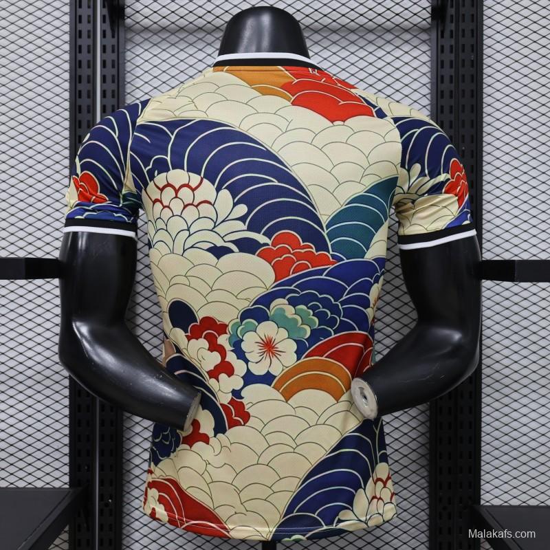 Player Version 2026 Japan Cream with Ukiyo-e Wave  Adidas Originals Special Edition Jersey