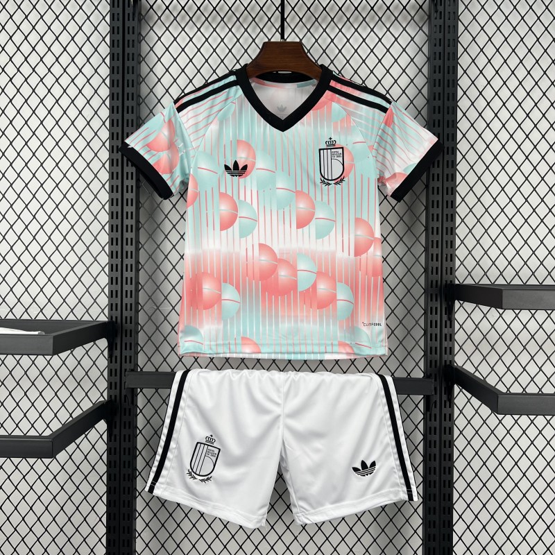 2026 Kids Belgium World Cup Away Kit