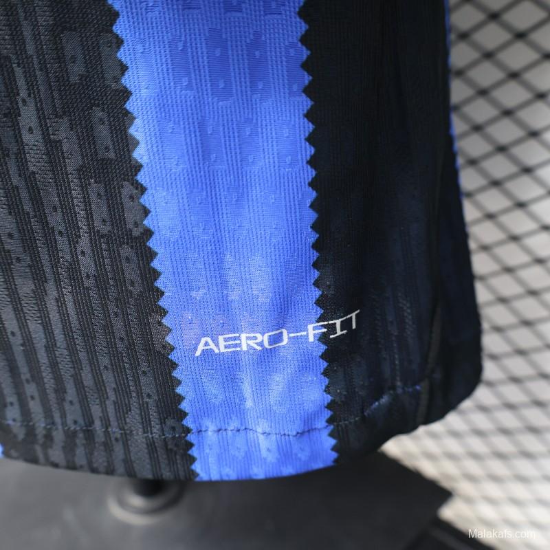 Player Version 26/27 Inter Milan Home Black & Blue  Stripe Jersey