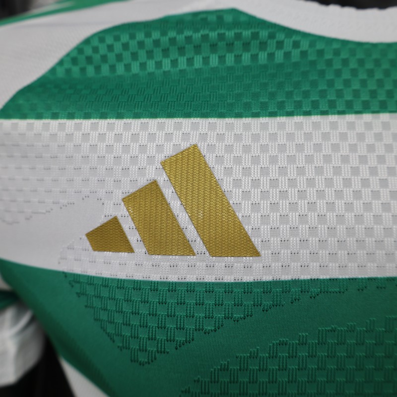 Player Version 26/27 Celtic Green & White Hooped Home Jersey