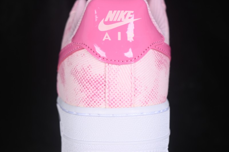 Nike Air Force 1 '07 Low Snake Print Pink Casual Sneakers - IR1974-663