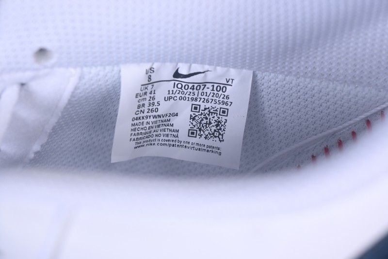 Nike Air Force 1 '07 Low Basketball Shoes with Full-Length Air Cushion - IQ0407-100