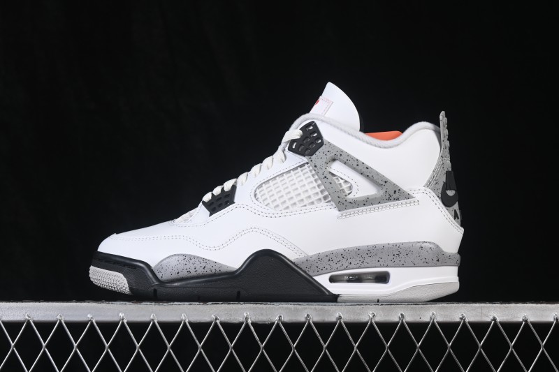 Nike Air Jordan 4 Retro White Cement Basketball Shoes - FV5029-100