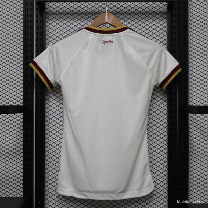 Player Version Womens  26/27  Spain White Away Jersey