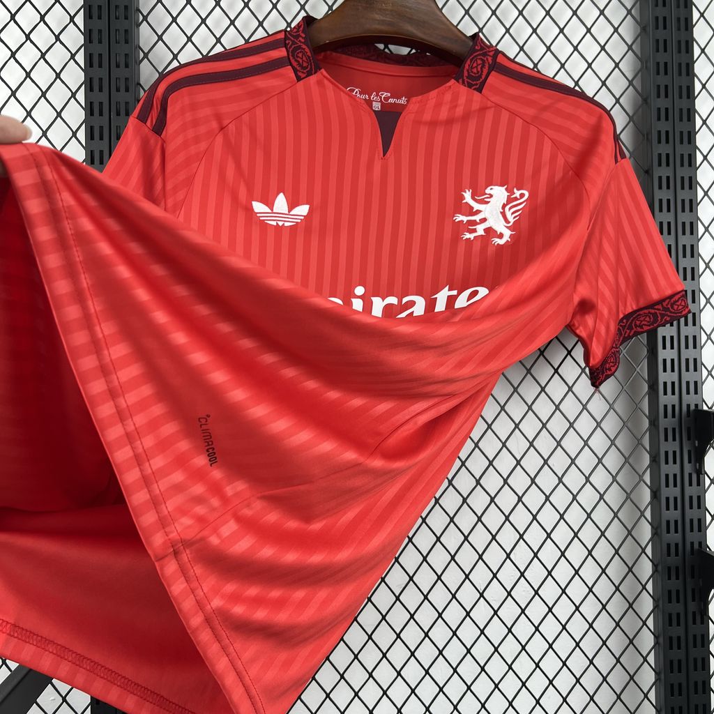 26/27 Olympique Lyonnais Away Red Jersey