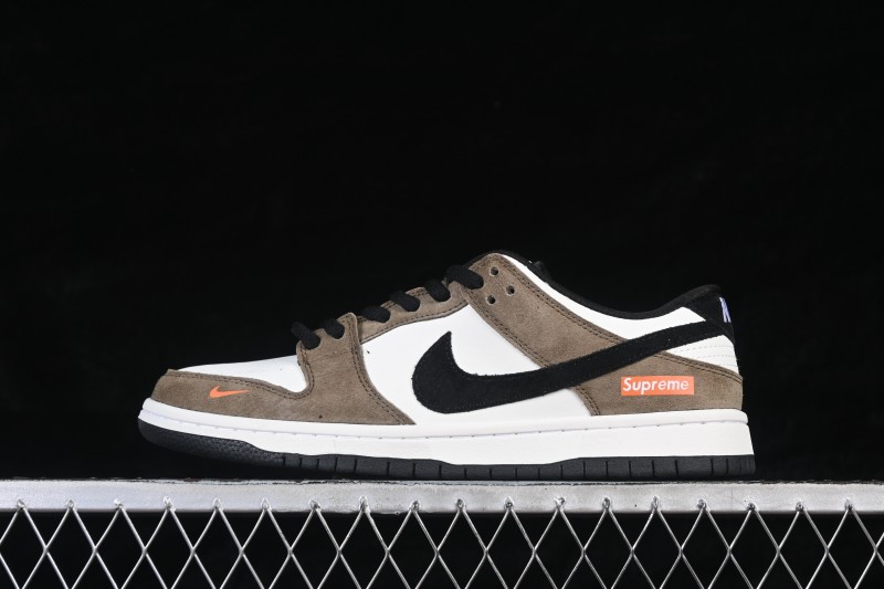Nike SB Dunk Low Year of the Horse Limited Edition White Black Brown Low-Top Skateboarding Shoes - AJ6817-002