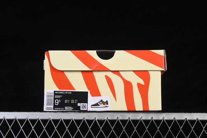 Nike Air Force 1 '07 Low Chinese New Year Limited Edition Brown Suede Low-Top Casual Sneakers - XD0028-010