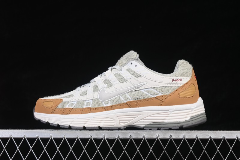 Nike P-6000 Prm Retro Running Shoes with Layered Design and Ultra-Light Construction - IQ1120-311
