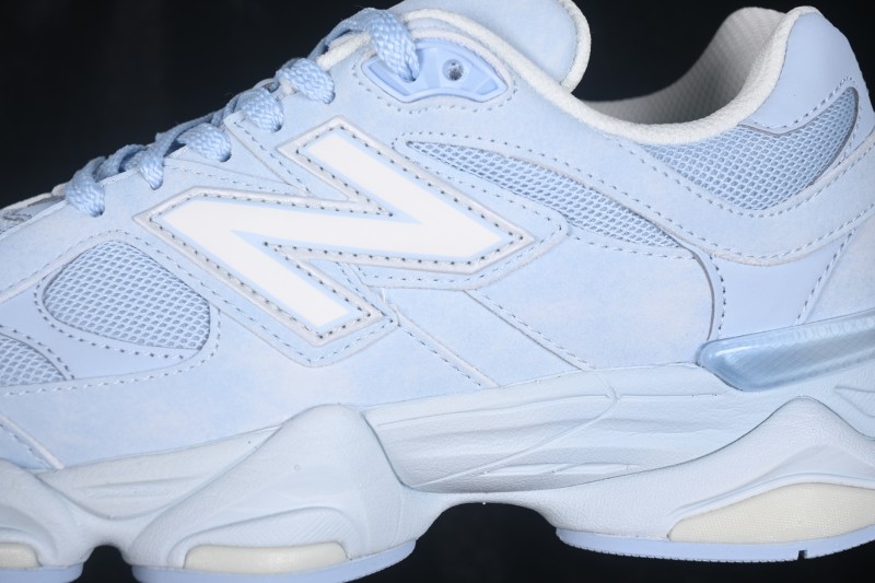 New Balance 9060 Retro Running Shoes with ABZORB Cushioning and Suede Overlays - U90607KM