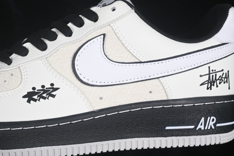 Nike Air Force 1 '07 Low Basketball Shoes with Full-Length Air Cushion - FD9763-102