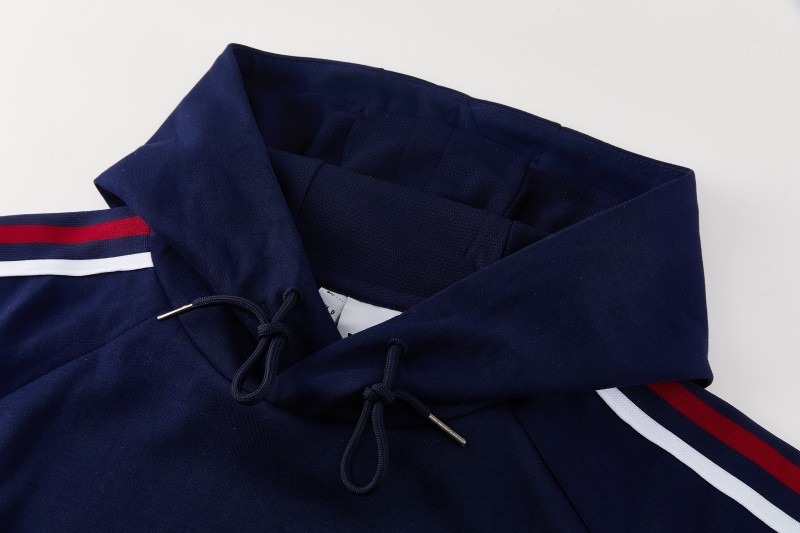 26/27 Bayern München Royal Blue Hoodie Full Zipper Jacket + Long Pants