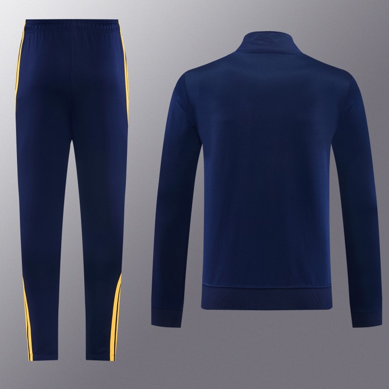 26/27 Real Madrid Royal Blue Full Zipper Jacket Tracksuit + Long Pants