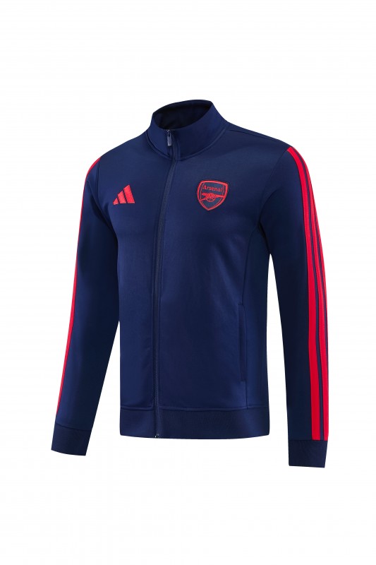 26/27 Arsenal FC Royal Blue Full Zipper Jacket Tracksuit + Long Pants