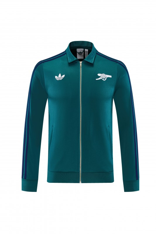 26/27 SSC Napoli Dark Green Full Zipper Jacket Tracksuit + Long Pants