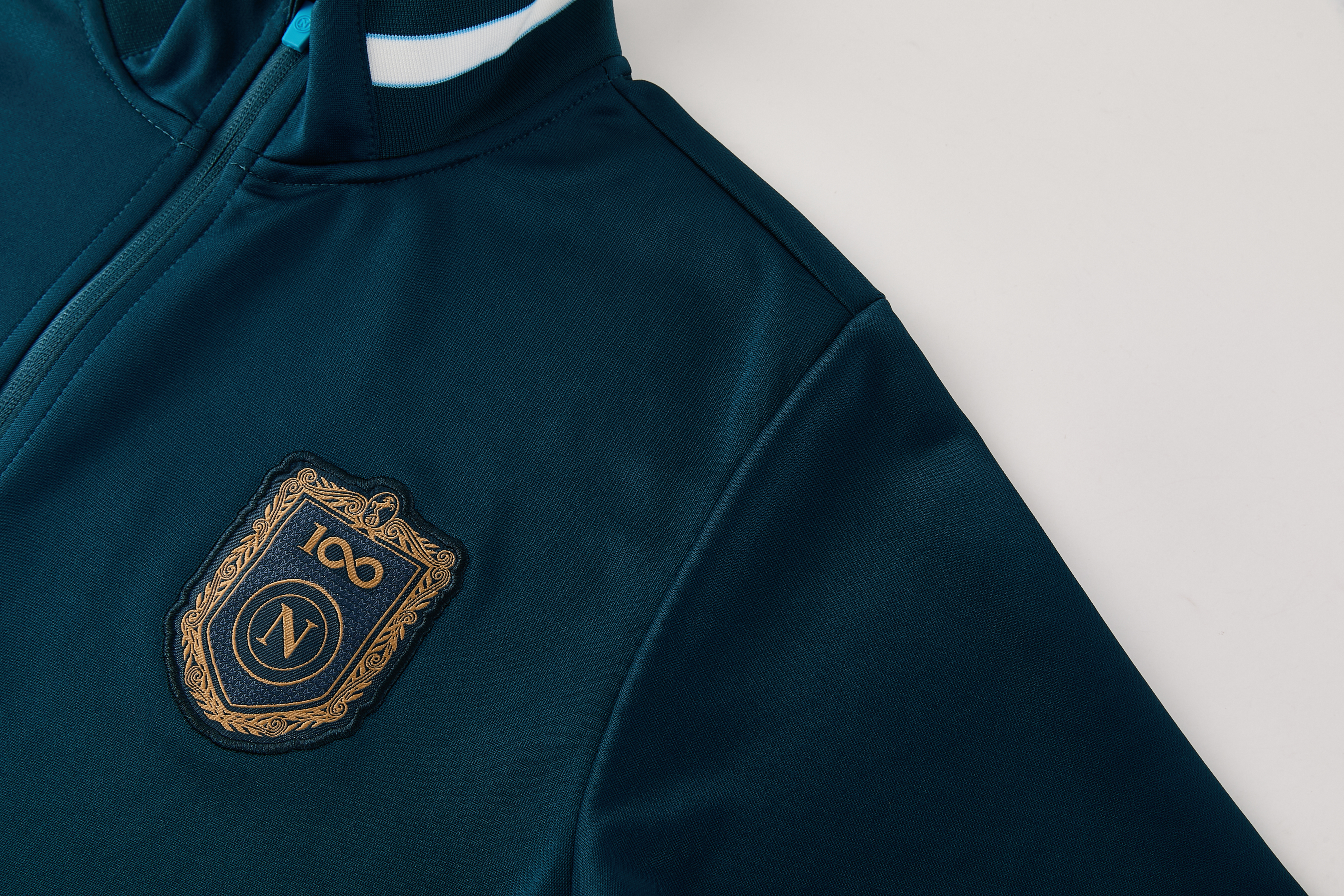 26/27 SSC Napoli Dark Green Full Zipper Jacket Tracksuit + Long Pants