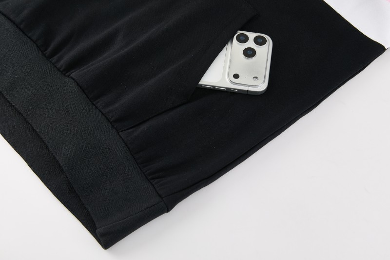 26/27 Juventus  Black Hoodie Full Zipper Jacket + Long Pants
