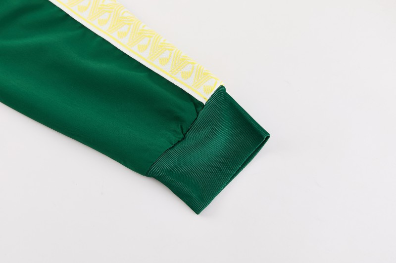 26/27 Senegal  Green Full Zipper Jacket + Long Pants