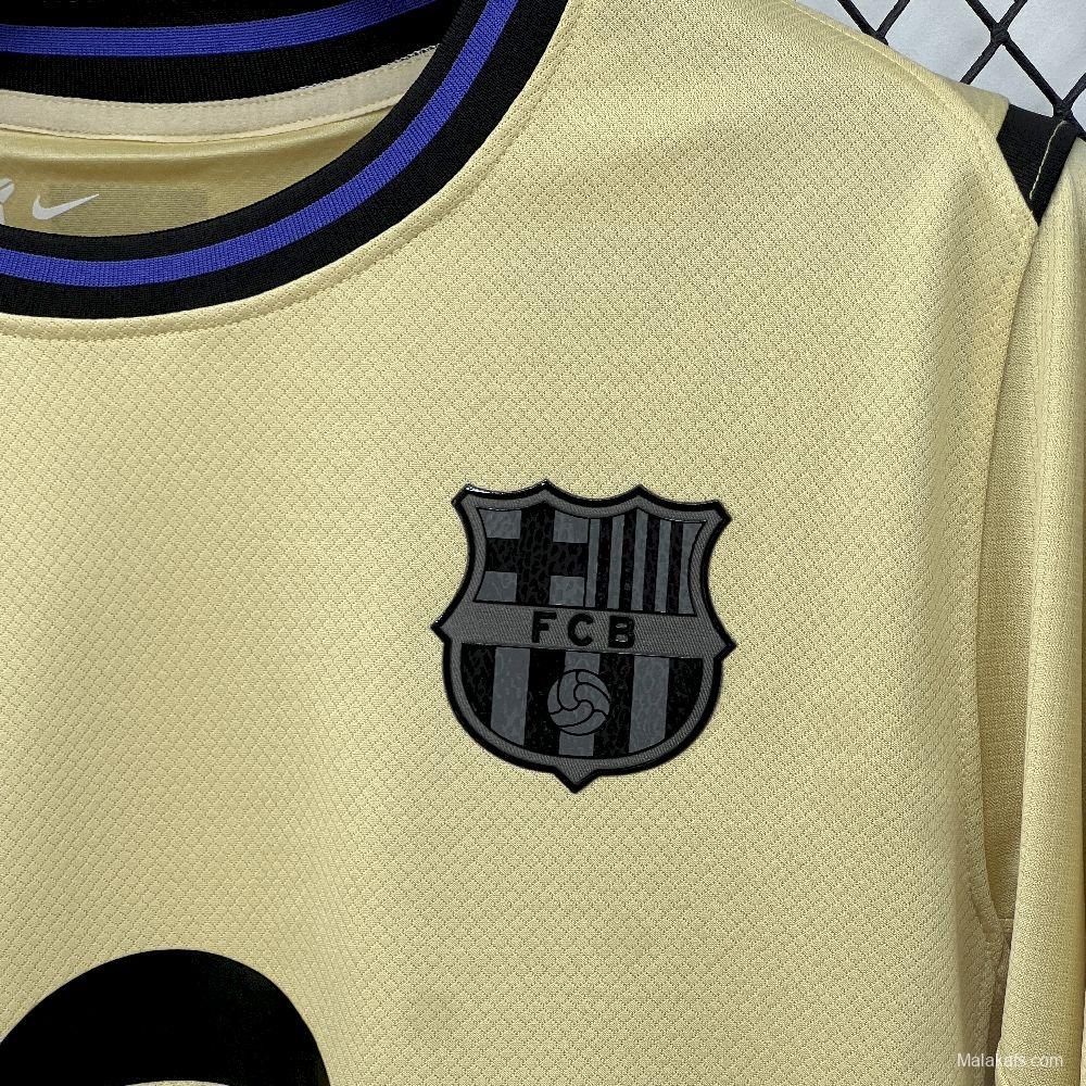 2025/26 Mens Barcelona Away Long Sleeve Jersey