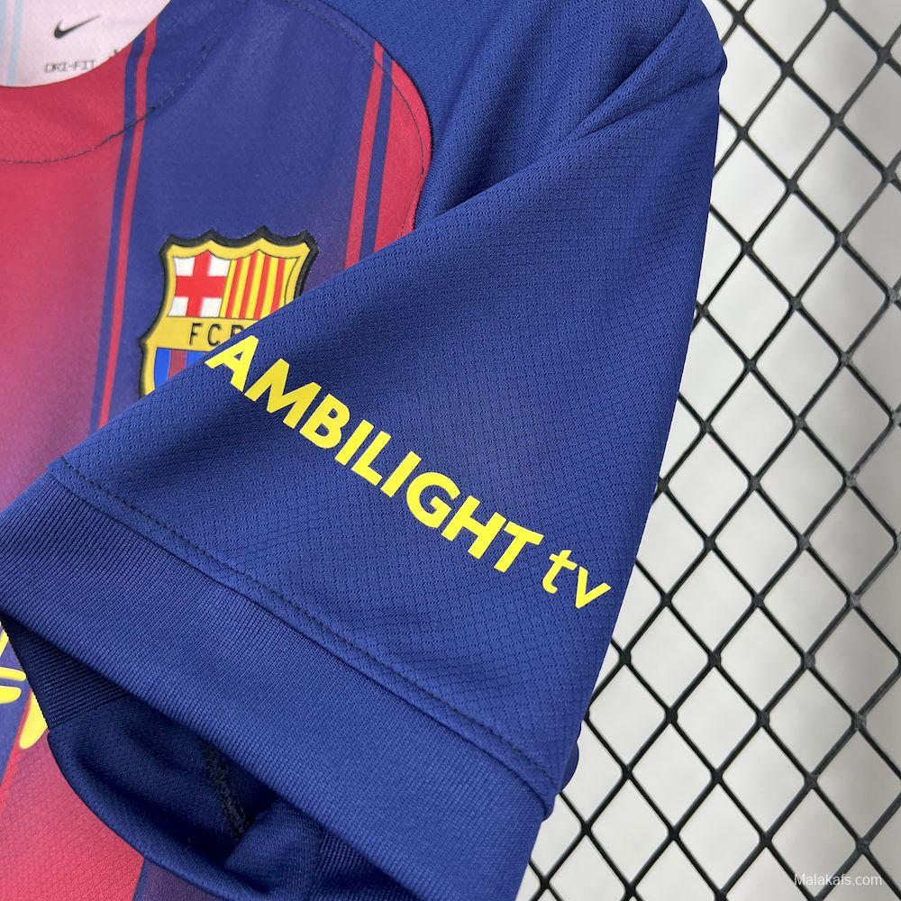 2025/26 Mens Barcelon X Ed Sheeran Home Jersey