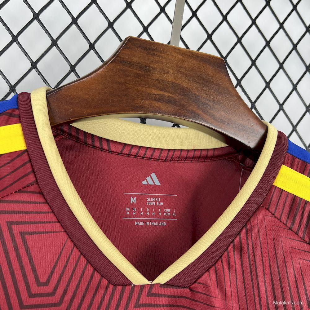 2026 Mens Venezuela World Cup Home Jersey