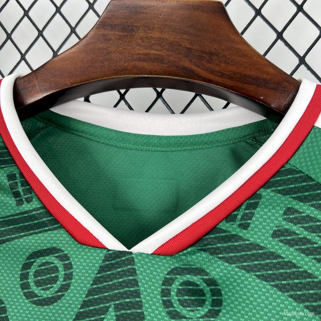 2026 Mens Mexico World Cup Home Long Sleeve Jersey