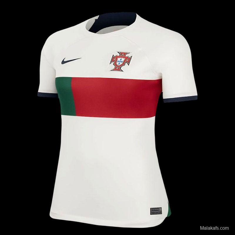 Portugal 2022 Women Away Jersey