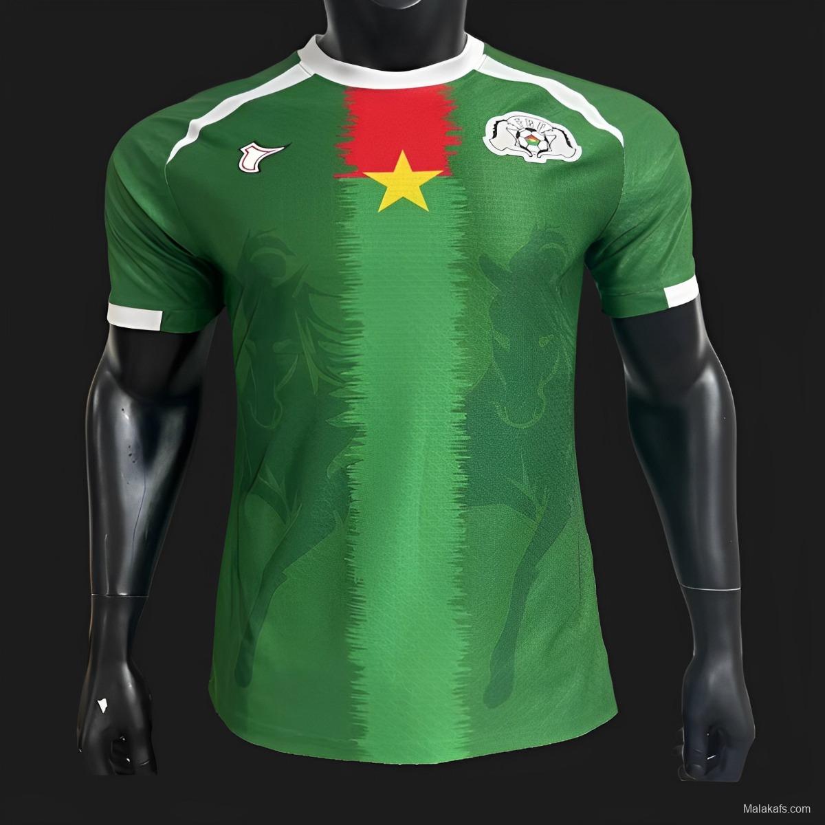 Player Version 2023 Burkina Faso Home Jersey